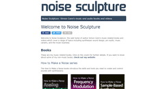 Desktop Screenshot of noisesculpture.com